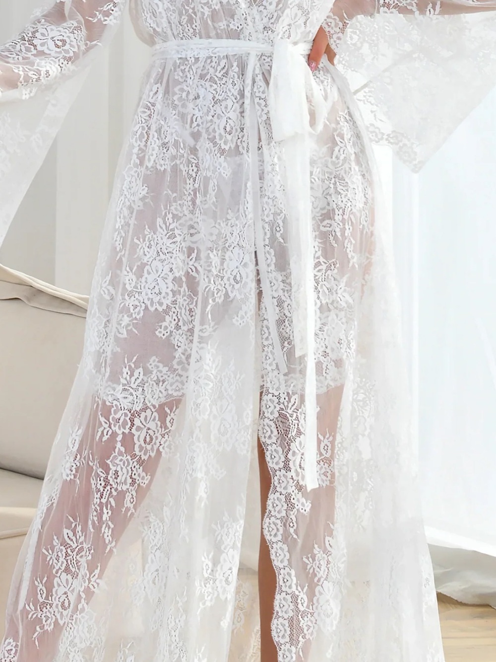 Lacy robe/beach coverup. - Picture 13 of 13